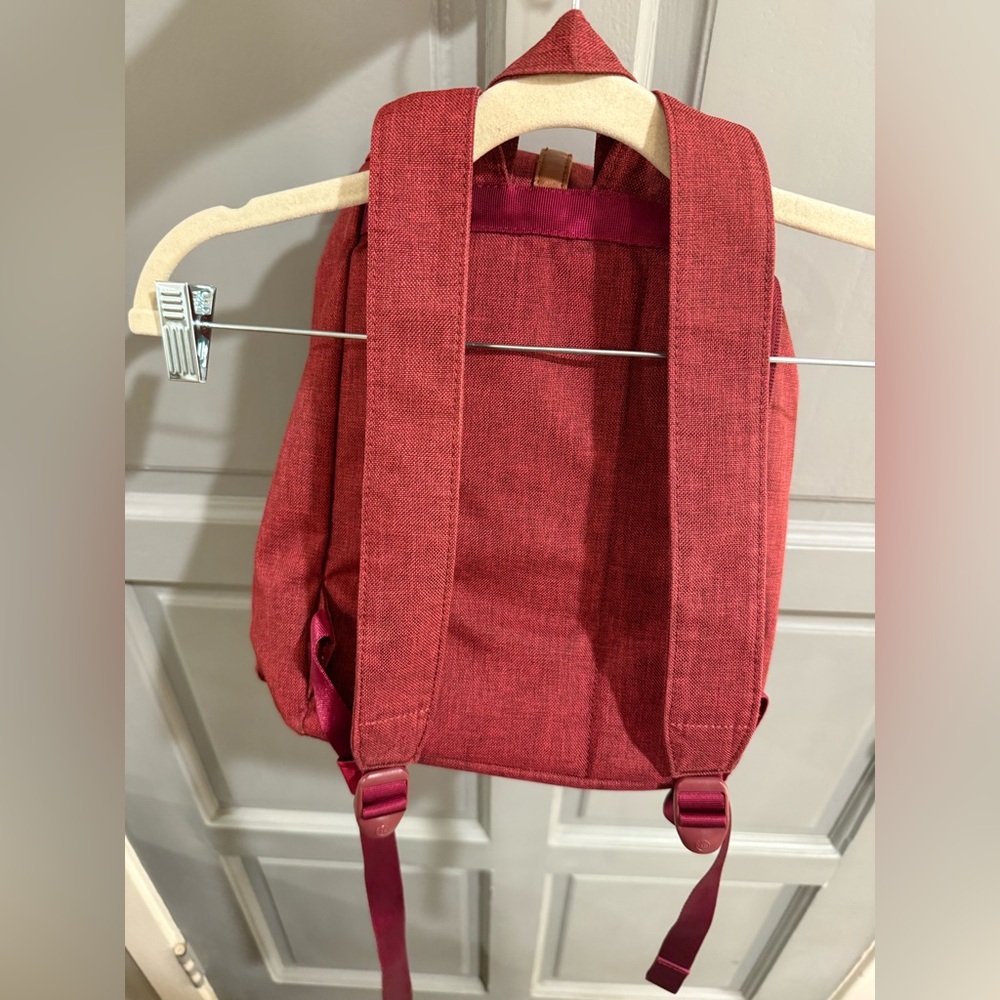 Herschel Red Backpack with Striped Interior - Picture 4 of 8